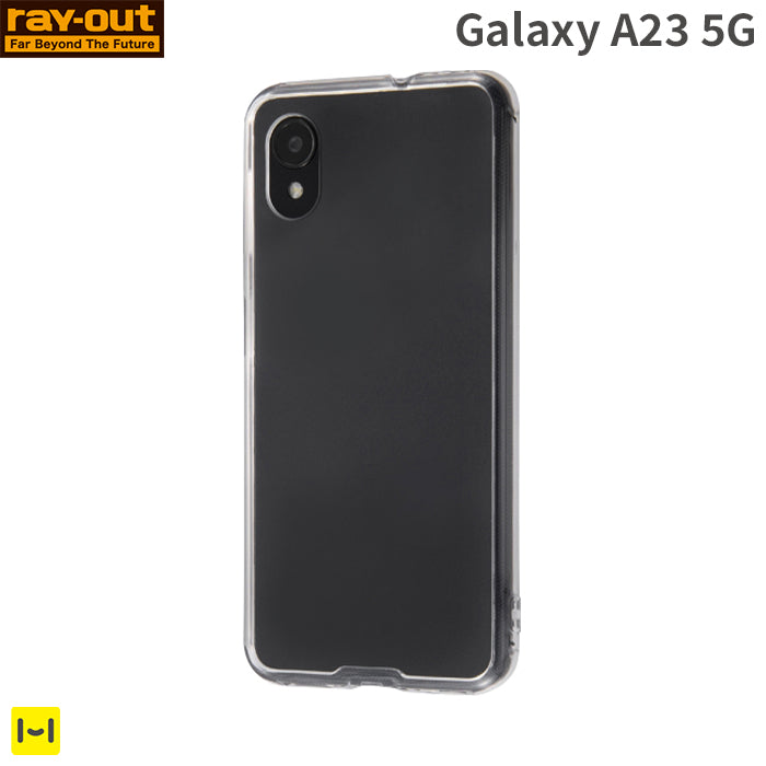 Galaxy A23 5G専用]ray-out レイ・アウト ハイブリッドケース(クリア)