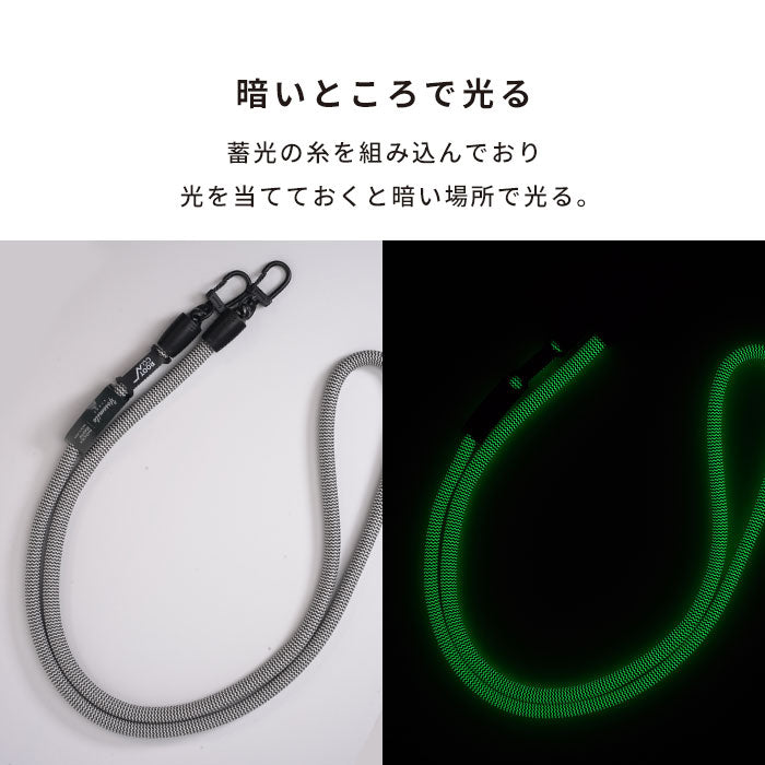 EPM × ROOT CO. YOSEMITE MOBILE STRAP(インクブラック/グロー)