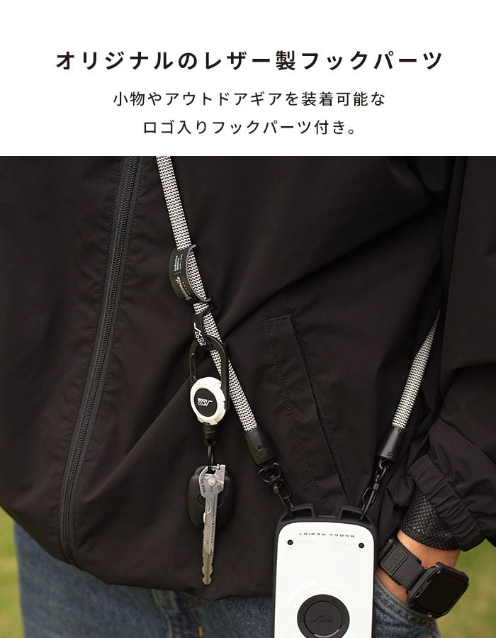 EPM × ROOT CO. YOSEMITE MOBILE STRAP(インクブラック/グロー)