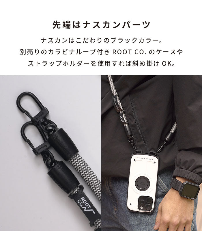 EPM × ROOT CO. YOSEMITE MOBILE STRAP(インクブラック/グロー)