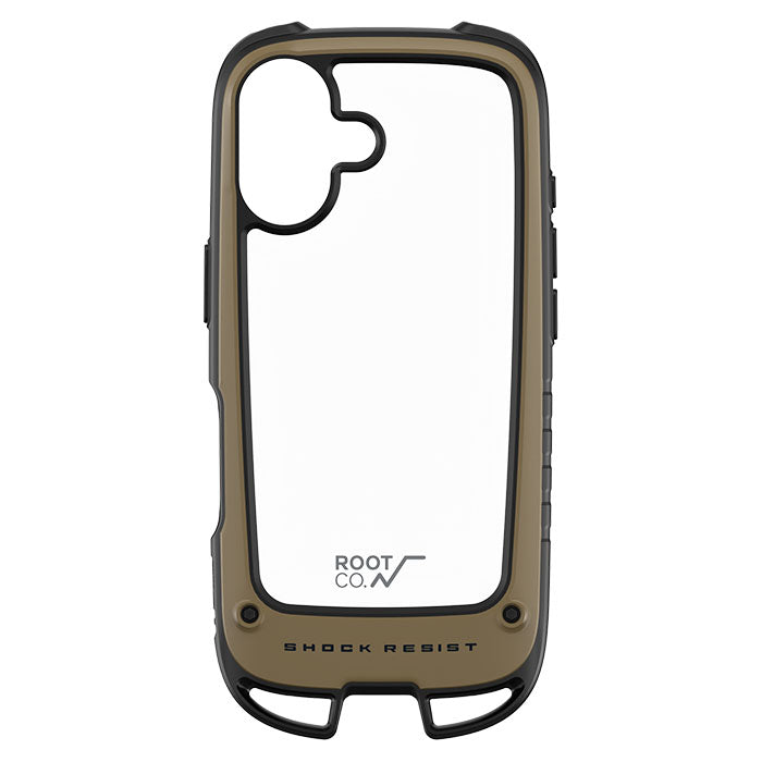 [iPhone 16/16 Pro専用]ROOT CO. GRAVITY Shock Resist Case +Hold.