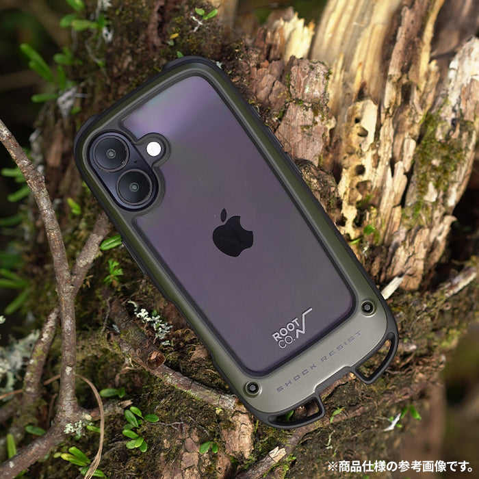 [iPhone 16/16 Pro専用]ROOT CO. GRAVITY Shock Resist Case +Hold.