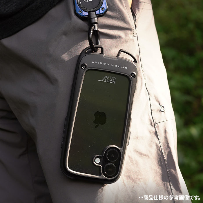 [iPhone 16/16 Pro専用]ROOT CO. GRAVITY Shock Resist Case +Hold.