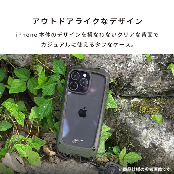 iPhone 16 Pro Max専用]ROOT CO. GRAVITY Shock Resist Case +Hold.