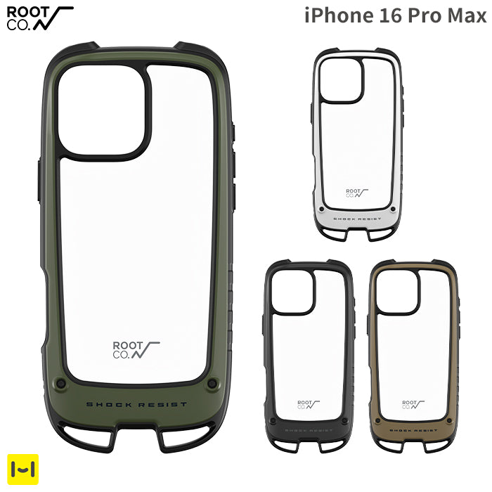 [iPhone 16 Pro Max専用]ROOT CO. GRAVITY Shock Resist Case +Hold.