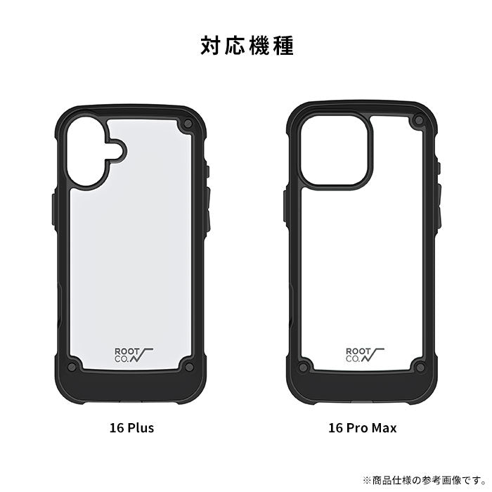 [iPhone 16 Plus/16 Pro Max専用]ROOT CO. GRAVITY Shock Resist Tough & Basic Case.