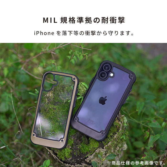 [iPhone 16 Plus/16 Pro Max専用]ROOT CO. GRAVITY Shock Resist Tough & Basic Case.