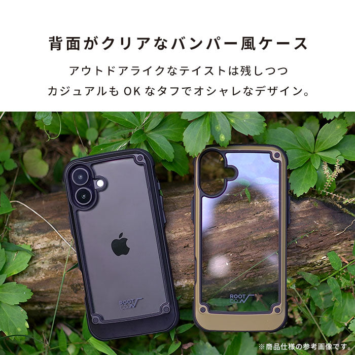 [iPhone 16 Plus/16 Pro Max専用]ROOT CO. GRAVITY Shock Resist Tough & Basic Case.