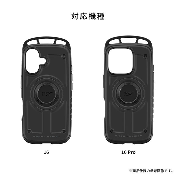 [iPhone 16/16 Pro専用]ROOT CO. GRAVITY Shock Resist Case Pro.