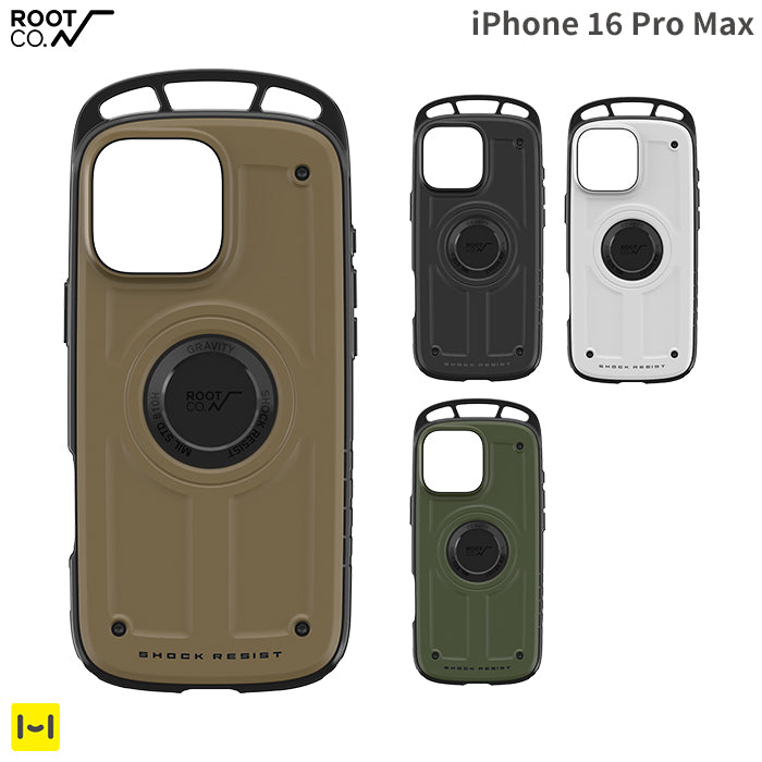 [iPhone 16 Pro Max専用]ROOT CO. GRAVITY Shock Resist Case Pro.