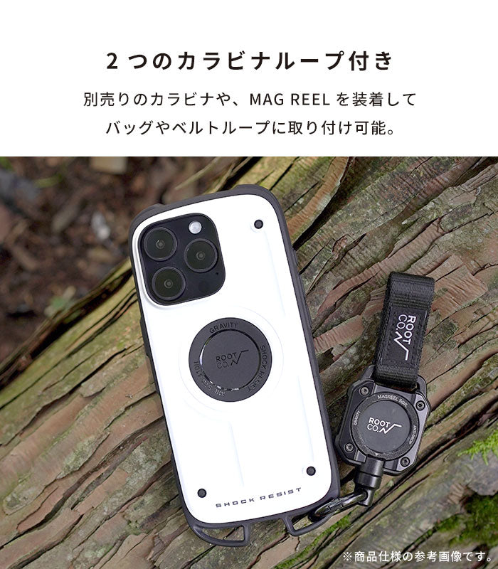 [iPhone 16/16 Pro専用]ROOT CO. GRAVITY Shock Resist Case Rugged.