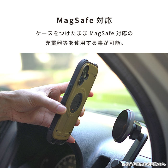 [iPhone 16/16 Pro専用]ROOT CO. GRAVITY Shock Resist Case Rugged.