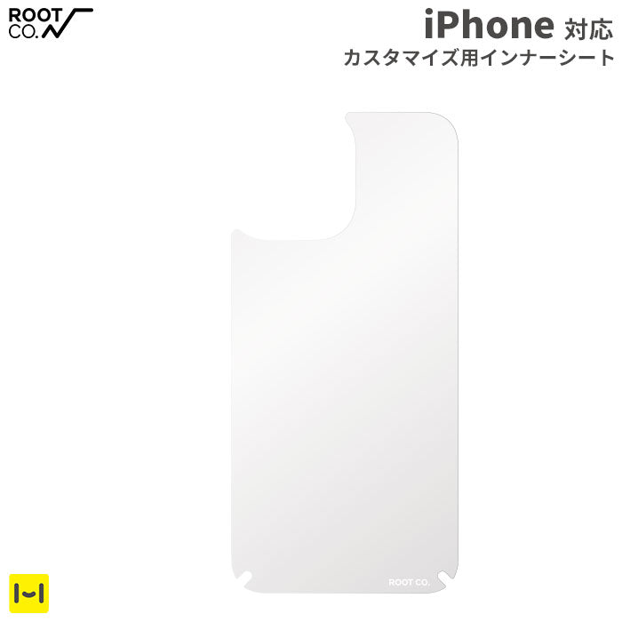 [iPhone 16/16 Pro/16 Plus/16 Pro Max/15/14/14 Pro/14 Plus/13/13 Pro専用]ROOT CO. PLAY INNER SHEET(クリア)