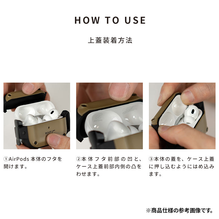 [AirPods Pro(第2/1世代)専用]ROOT CO. GRAVITY Shock Resist Case Pro. for AirPods