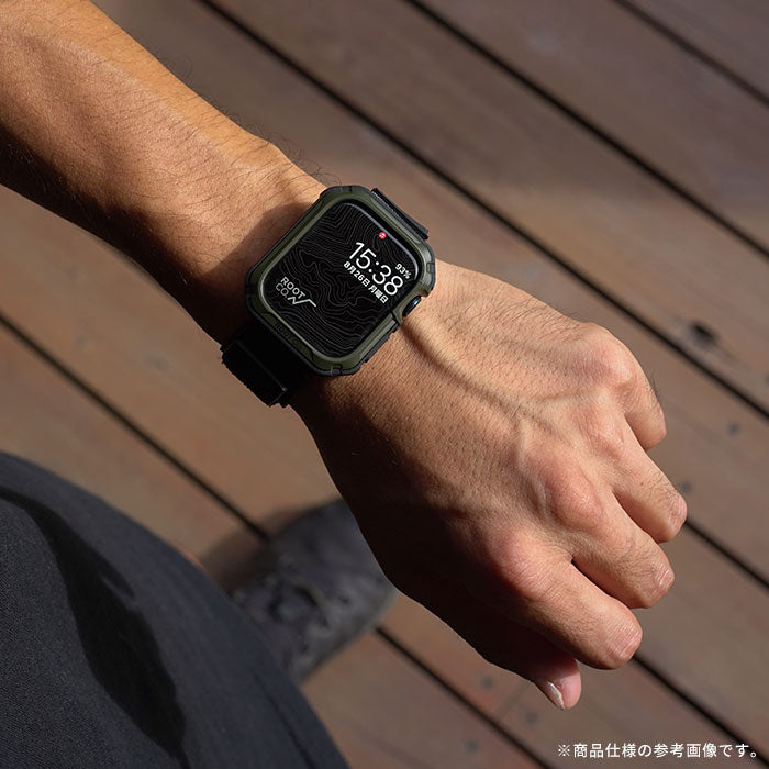 [Apple Watch Series 9/SE(第2/1世代)/8/7/6/5/4 (40-41mm / 44-45mm)専用]ROOT CO. GRAVITY Shock Resist case for Apple Watch