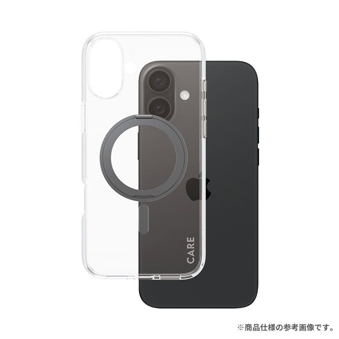 [iPhone16/16 Pro/16 Plus/16 Pro Max専用]CARE by PanzerGlass Feature Case Kickstand & MagSafe