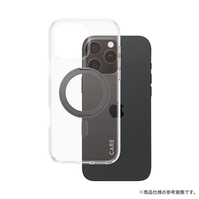 [iPhone16/16 Pro/16 Plus/16 Pro Max専用]CARE by PanzerGlass Feature Case Kickstand & MagSafe