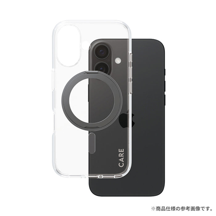 [iPhone16/16 Pro/16 Plus/16 Pro Max専用]CARE by PanzerGlass Feature Case Kickstand & MagSafe