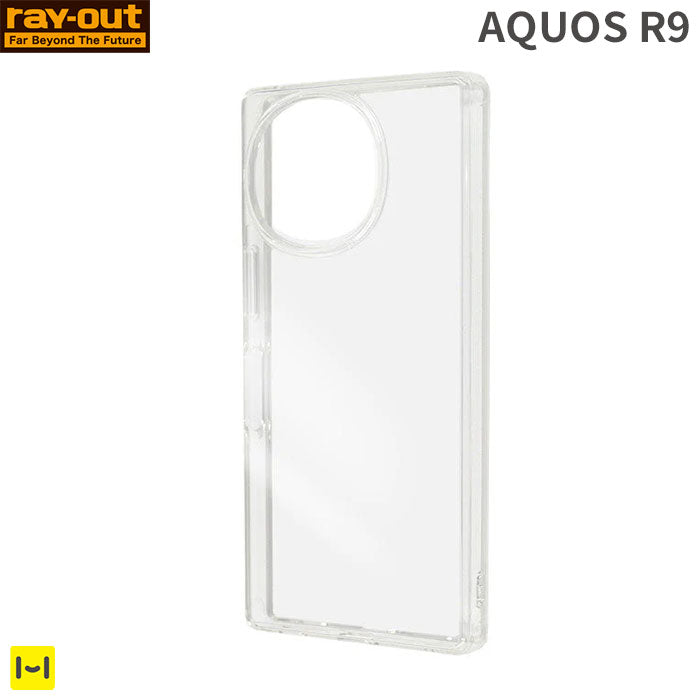 [AQUOS R9専用]ray-out レイ・アウト ハイブリッドケース(クリア)