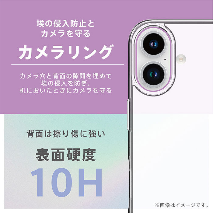 [iPhone 16専用]Simplism+amulet シンプリズムアミュレット [GLASSICA Beauty]背面ガラスケース(クリア)