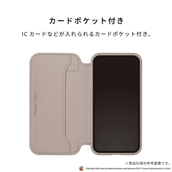 [iPhone 16専用]ワーナーブラザース/トムとジェリー ガラスフリップケース