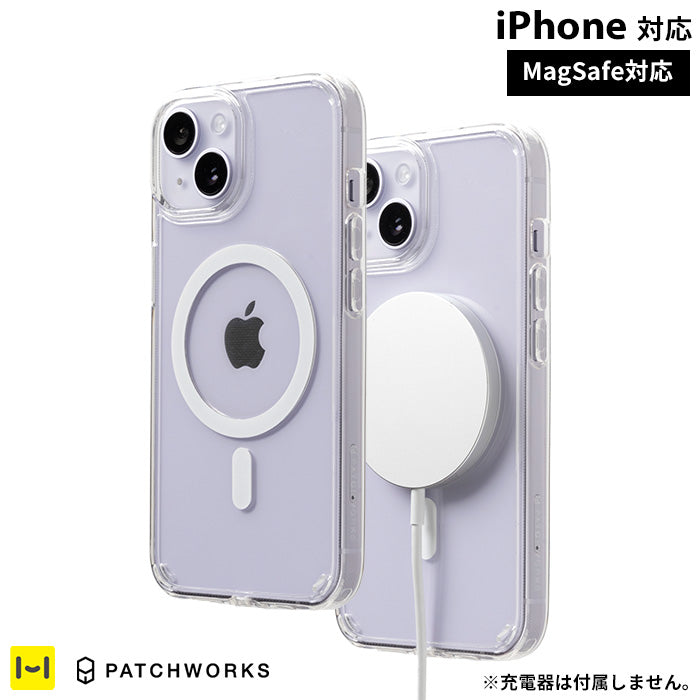 [iPhone 16/16 Pro/16 Pro Max/16e/15/15 Pro/15 Plus/15 Pro Max/14 Pro/14 Pro Max専用]PATCHWORKS LUMINA MagSafe対応 ケース(クリア)