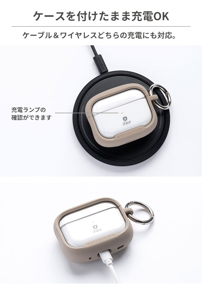 AirPods Pro(第2/1世代)/AirPods(第3世代)専用]iFace Reflection ポリカーボネートクリア