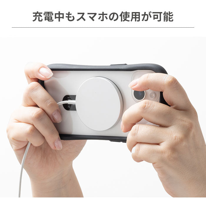 [iPhone 15/15 Pro/15 Plus/15 Pro Max/14/14 Pro/14 Plus/14 Pro Max/13/13 mini /13 Pro/13 Pro Max/12/12 Pro専用]iFace Reflection Magnetic 強化ガラスクリアケース