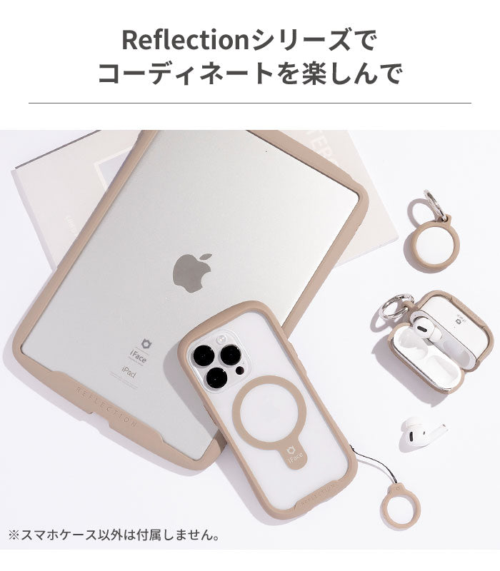 [iPhone 15/15 Pro/15 Plus/15 Pro Max/14/14 Pro/14 Plus/14 Pro Max/13/13 mini /13 Pro/13 Pro Max/12/12 Pro専用]iFace Reflection Magnetic 強化ガラスクリアケース