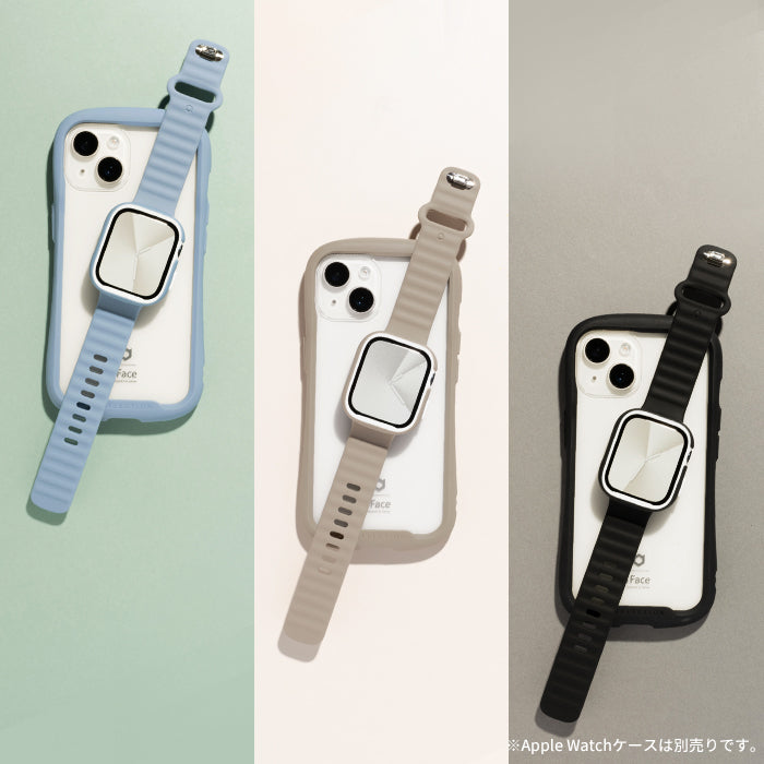 [Apple Watch Series 10/9/SE(第2/1世代)/8/7/6/5/4(40-42mm)/3/2/1(38mm)/10/9/8/7/Ultra(2/1)/SE(第2/1世代)/6/5/4(44-49mm)/3/2/1(42mm)専用]iFace Reflectionシリコンバンド