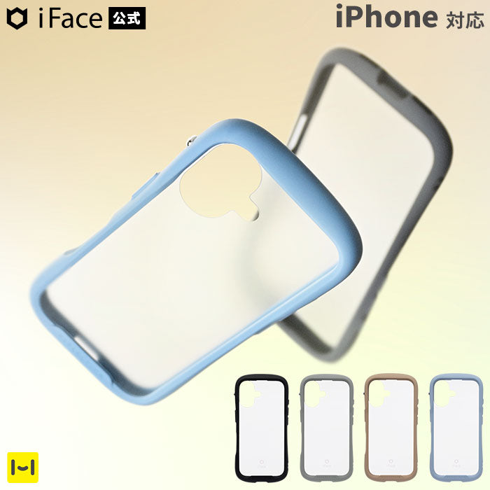 【iPhone 16/16 Pro/16e/15/14/13専用】iFace Reflection Frost 強化ガラスクリアケース