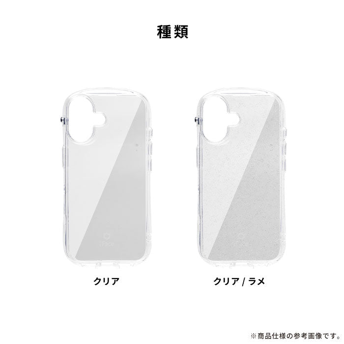 [iPhone 16/16 Pro/16 Plus/16 Pro Max専用]iFace Look in Clearケース(クリア/ラメ)