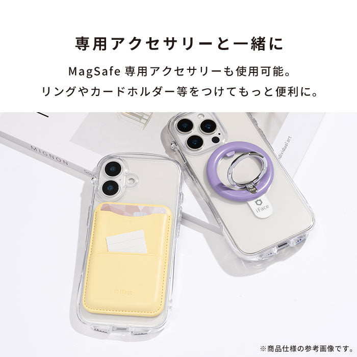 [iPhone 16/16 Pro/16 Plus/16 Pro Max専用]iFace Look in Clear Hybrid MagSynqケース(クリア)