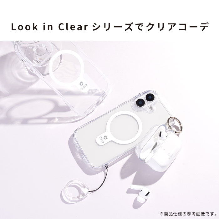 [iPhone 16/16 Pro/16 Plus/16 Pro Max専用]iFace Look in Clear Hybrid MagSynqケース(クリア)