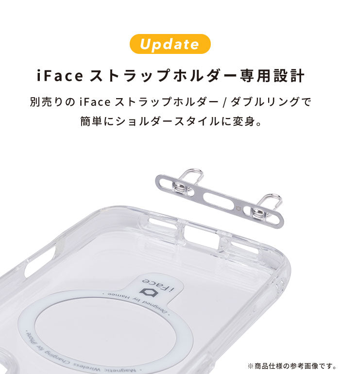 [iPhone 16/16 Pro/16 Plus/16 Pro Max専用]iFace Look in Clear Hybrid MagSynqケース(クリア)