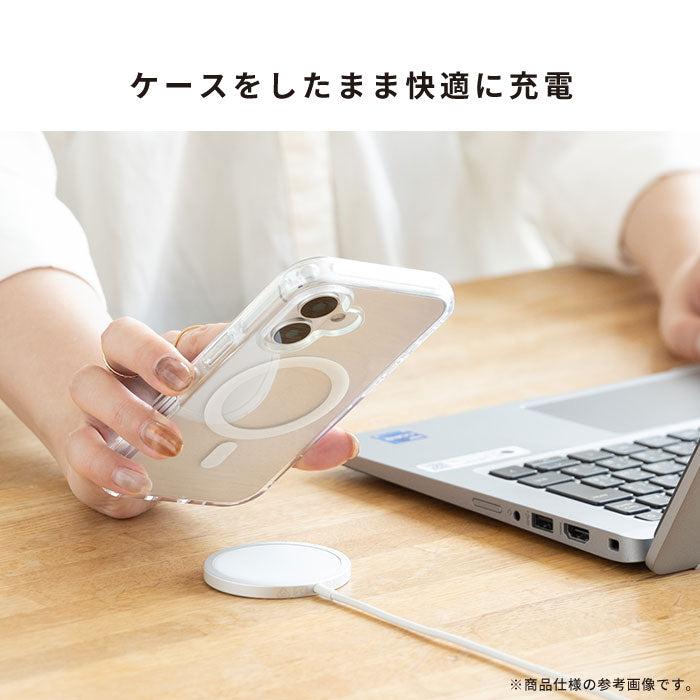 【iPhone 16/16 Pro/16 Plus/16 Pro Max/15/14/13専用】iFace Look in Clear Hybrid MagSynqケース(クリア)