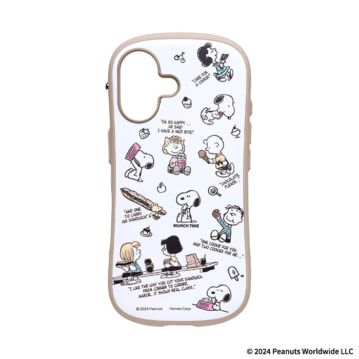 [iPhone 16/16 Pro専用]PEANUTS/ピーナッツ iFace First Class Cafe MagSynqケース