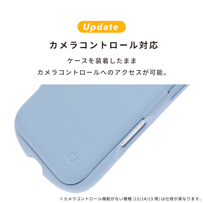 [iPhone 16/16 Pro/15/14/13専用]iFace Reflection ダイアリー ポリカーボネート クリアケース