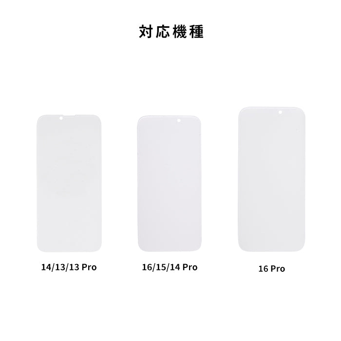 [iPhone 16/16 Pro/15/14/14 Pro/13/13 Pro専用]iFace Round Edge Tempered Glass Screen Protector ラウンドエッジ強化ガラス 画面保護シート ドラゴントレイル(アンチグレア/ブルーライトカット)