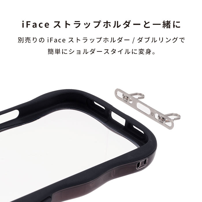 [iPhone  16/16 Pro/15/14/13/12/12 Pro専用]iFace BeBling クリアケース