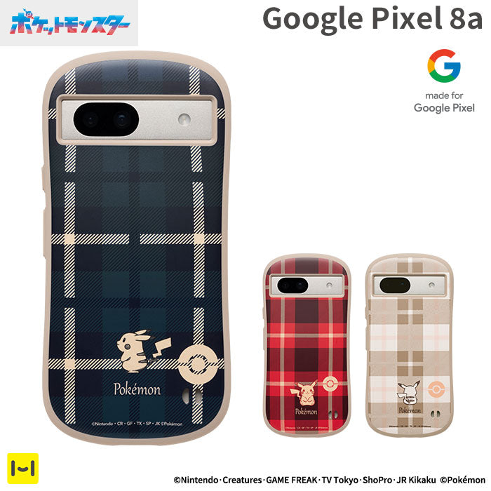 [Google Pixel 8a専用]ポケットモンスター/ポケモン iFace First Classケース(チェック)