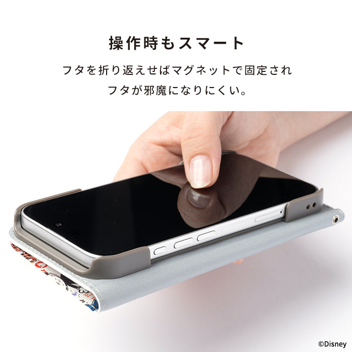 [iPhone 16専用]ディズニーキャラクター CERTA フリップ窓付きダイアリーケース