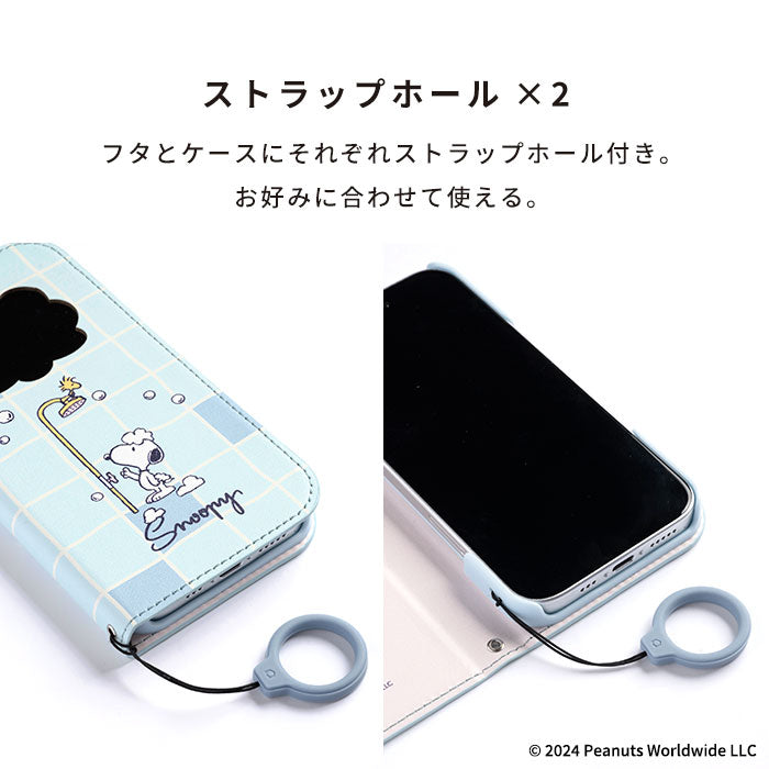 iPhone 16] 手帳型 PEANUTS/スヌーピー/ピーナッツ CERTA フリップ窓付きダイアリーケース