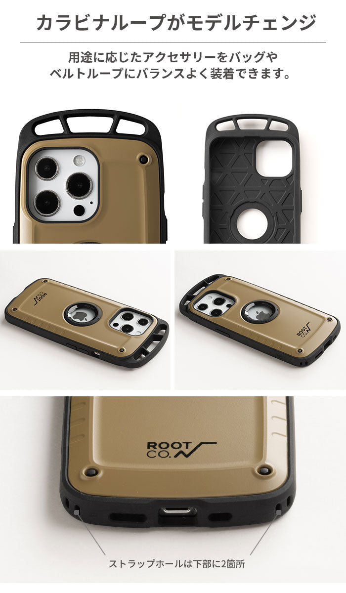 【ROOT CO.】[iPhone15Pro専用]GRAVITY Shock Resist Case Pro.(ブラック)