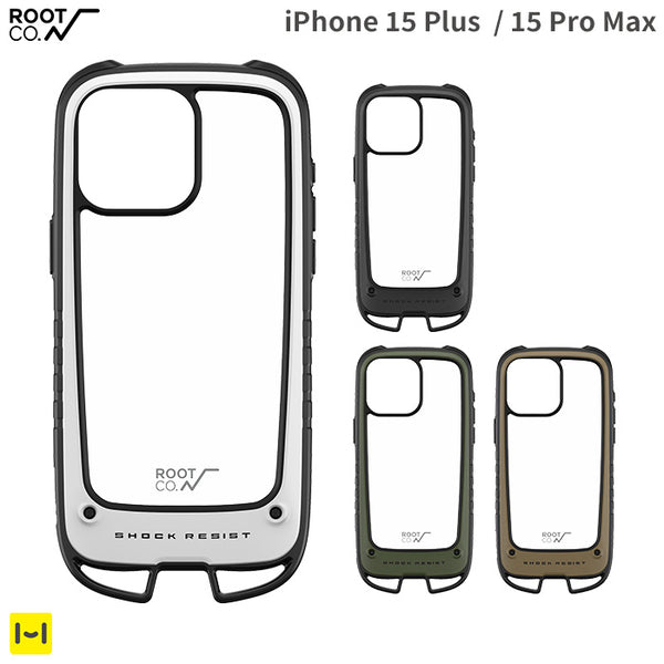 iPhone 15 Plus/15 Pro Max専用]ROOT CO. GRAVITY Shock Resist Case +