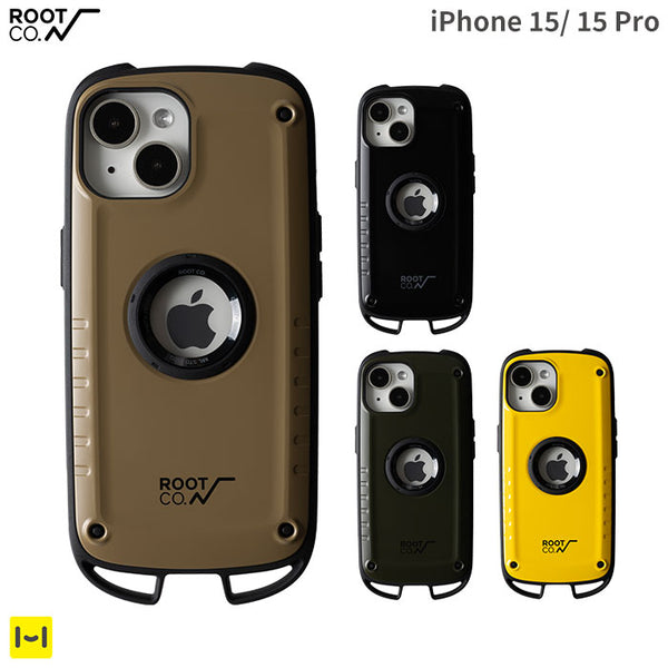 iPhone 15 /15 Pro専用]ROOT CO. GRAVITY Shock Resist Case Rugged.