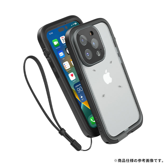 iPhone 14/14 Pro/14 Plus/14 Pro Max専用]catalyst カタリスト 防水iPhoneケース(ステルスブラック)