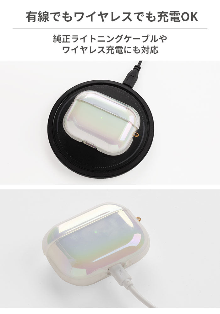 AirPods Pro(第1世代)専用]EYLE AirPods Proケース TILE AURORA OVAL