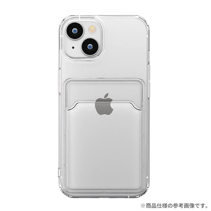 iPhone 15/15 Pro/14専用]Premium Style ポケット付 TPUケース