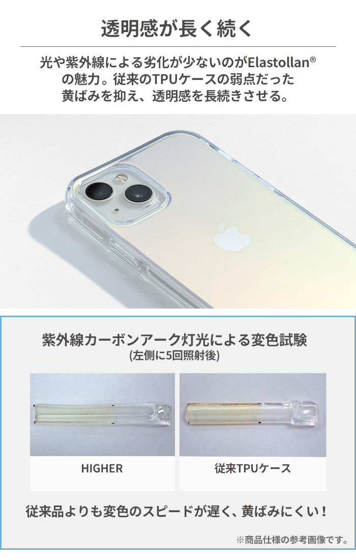 [iPhone 15 Pro 専用]HIGHER ハイブリッドケース オーロラ 669-961414